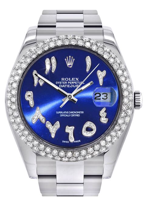 rolex oyster perpetual datejust arabic dial|rolex datejust 41 diamond numbers.